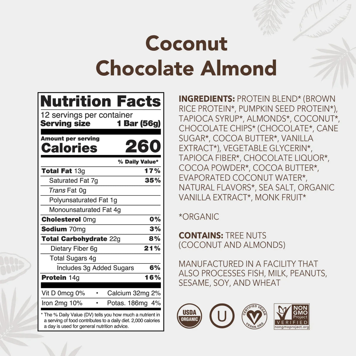 Coconut Chocolate Almond - Protein Bars - Feel-Good Fuel for Any Routine C6