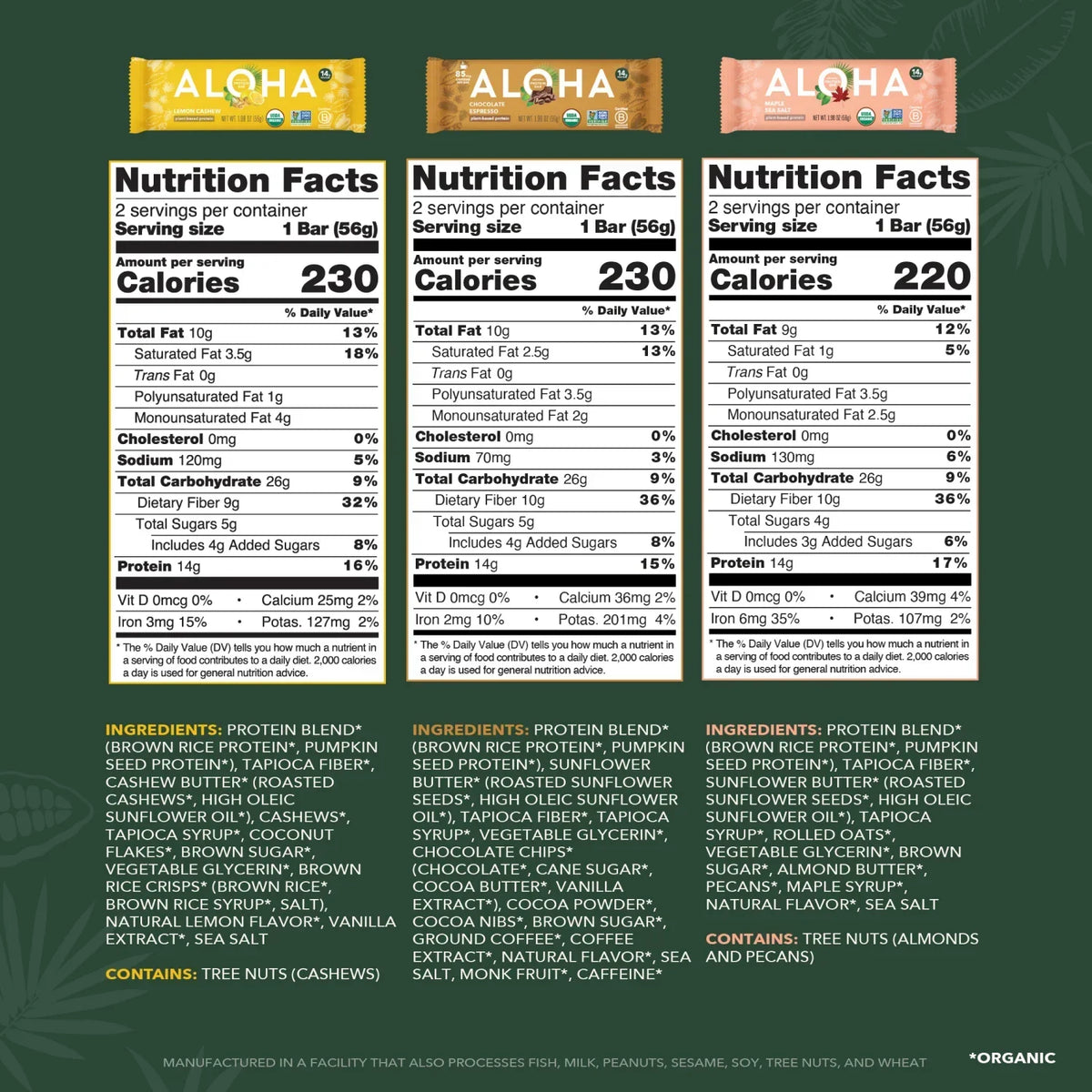 Protein Bar Sampler #2 - Variety Pack - A Better Snack for Every Day I7
