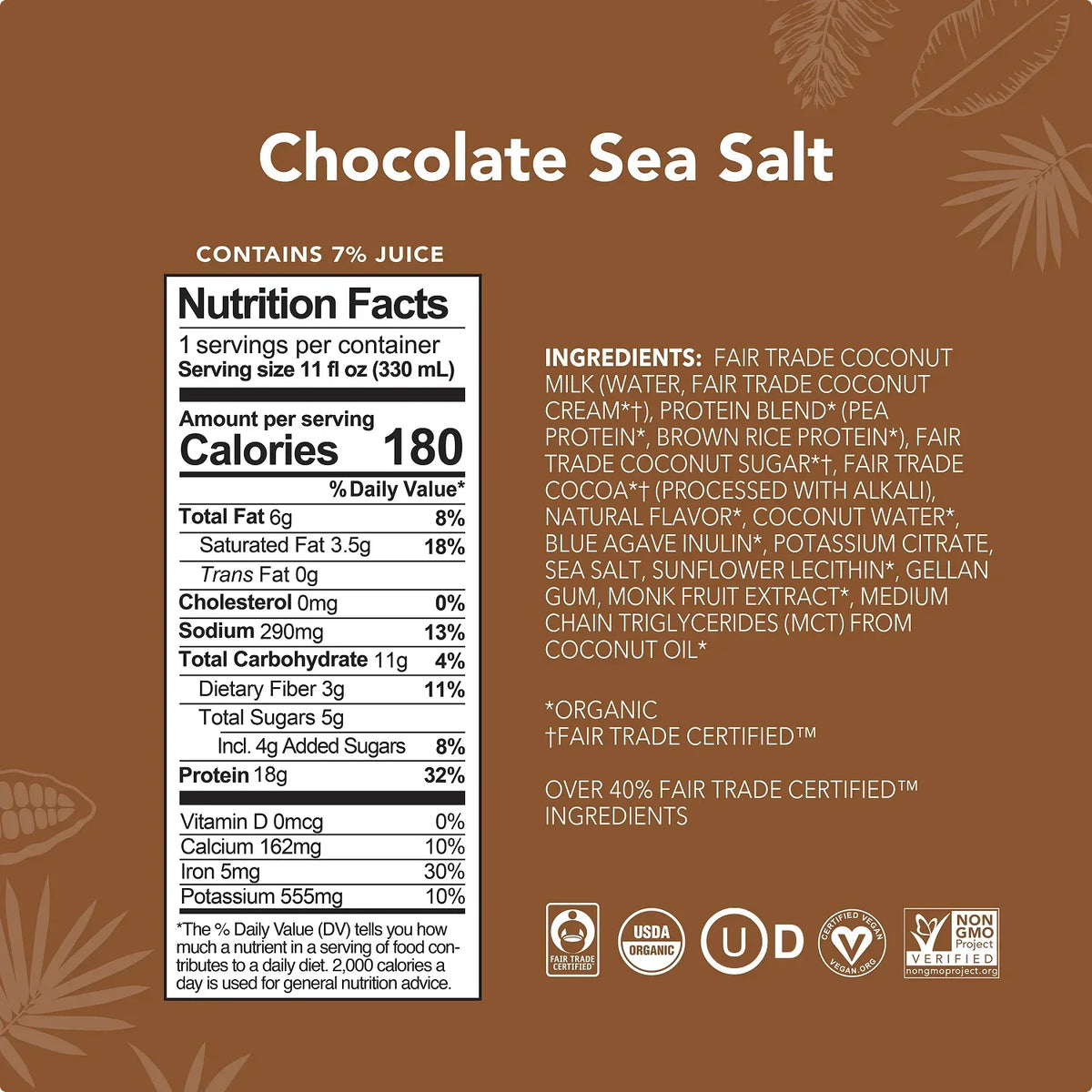 Chocolate Sea Salt - Protein Drinks - Clean Energy, Deliciously Made P2