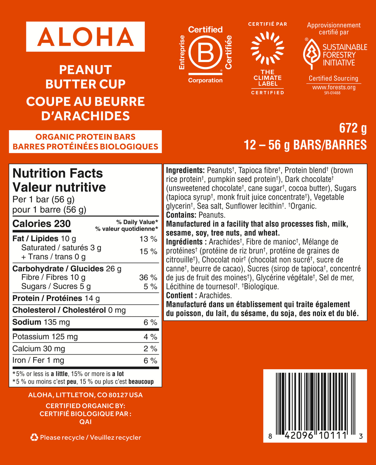 Peanut Butter Cup - Protein Bars (CAD) - A Better Snack for Every Day X6
